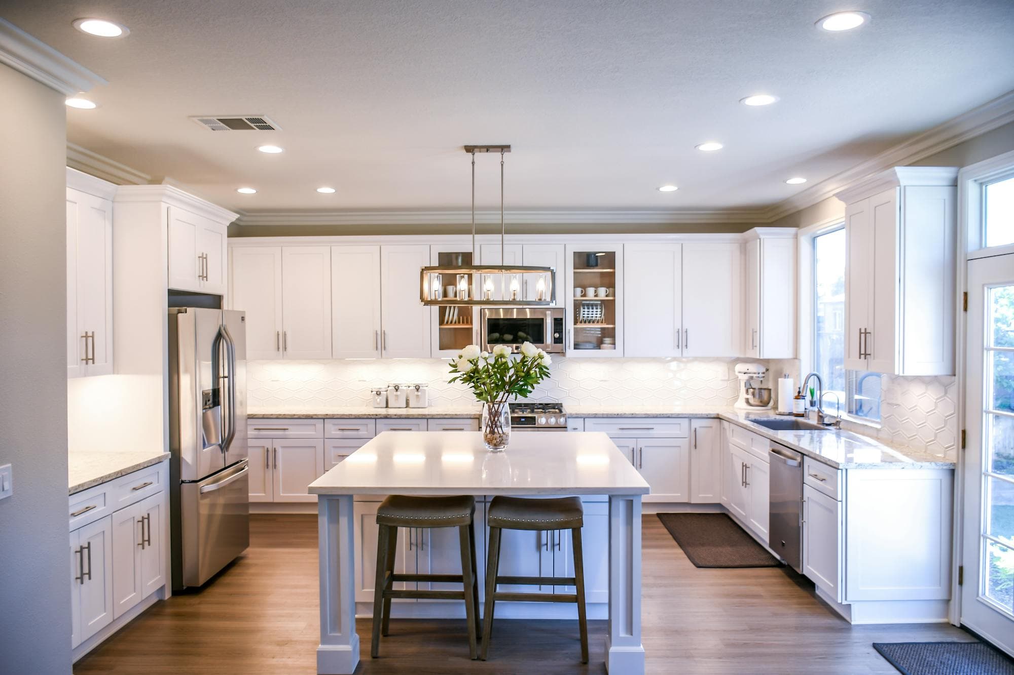 Renovated kitchen by C&C Property Management & Construction